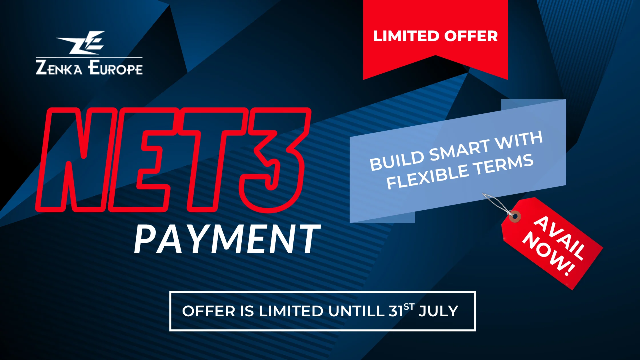 NET 3 Payment Terms