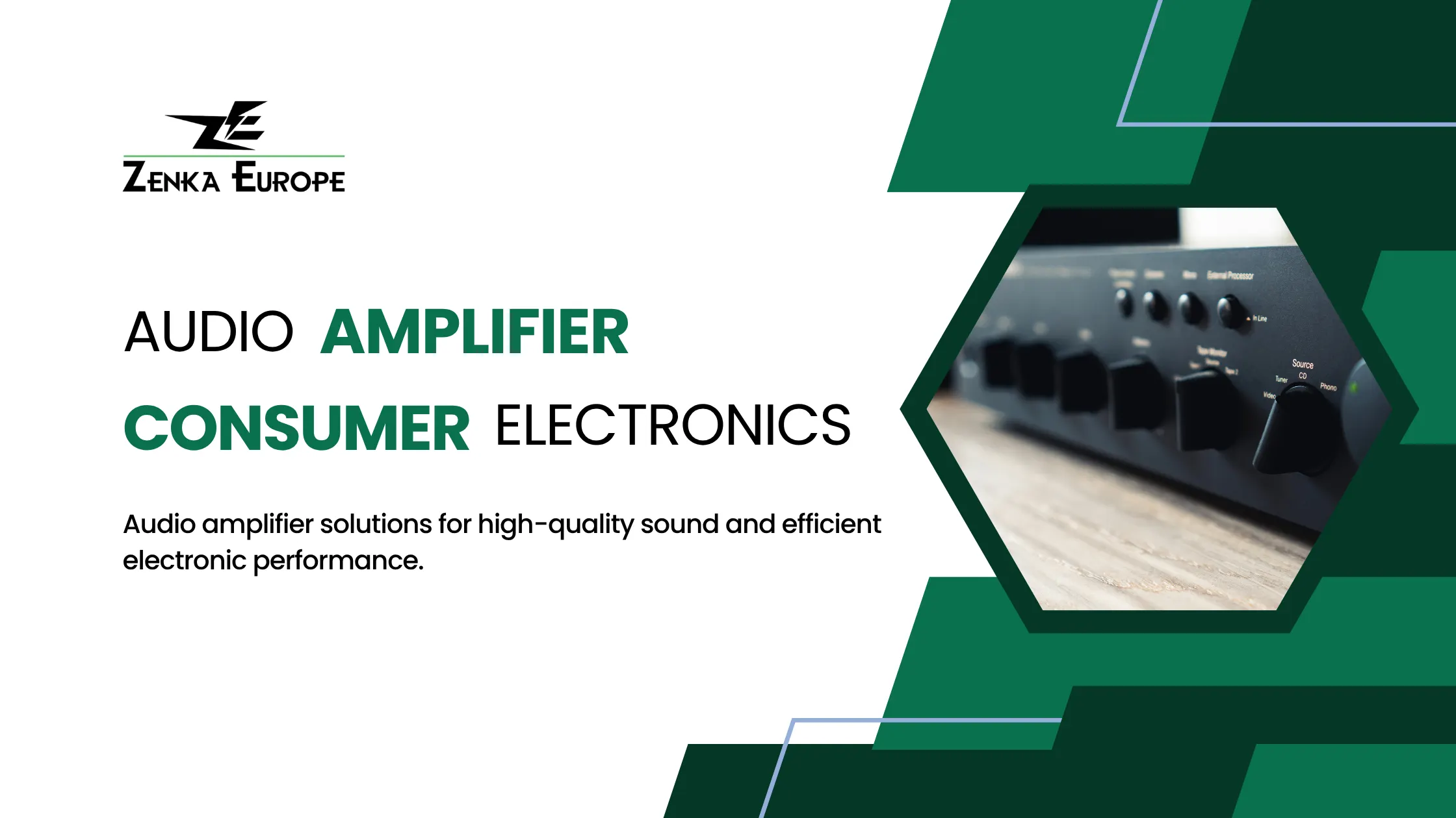 Audio Amplifier Consumer Electronics